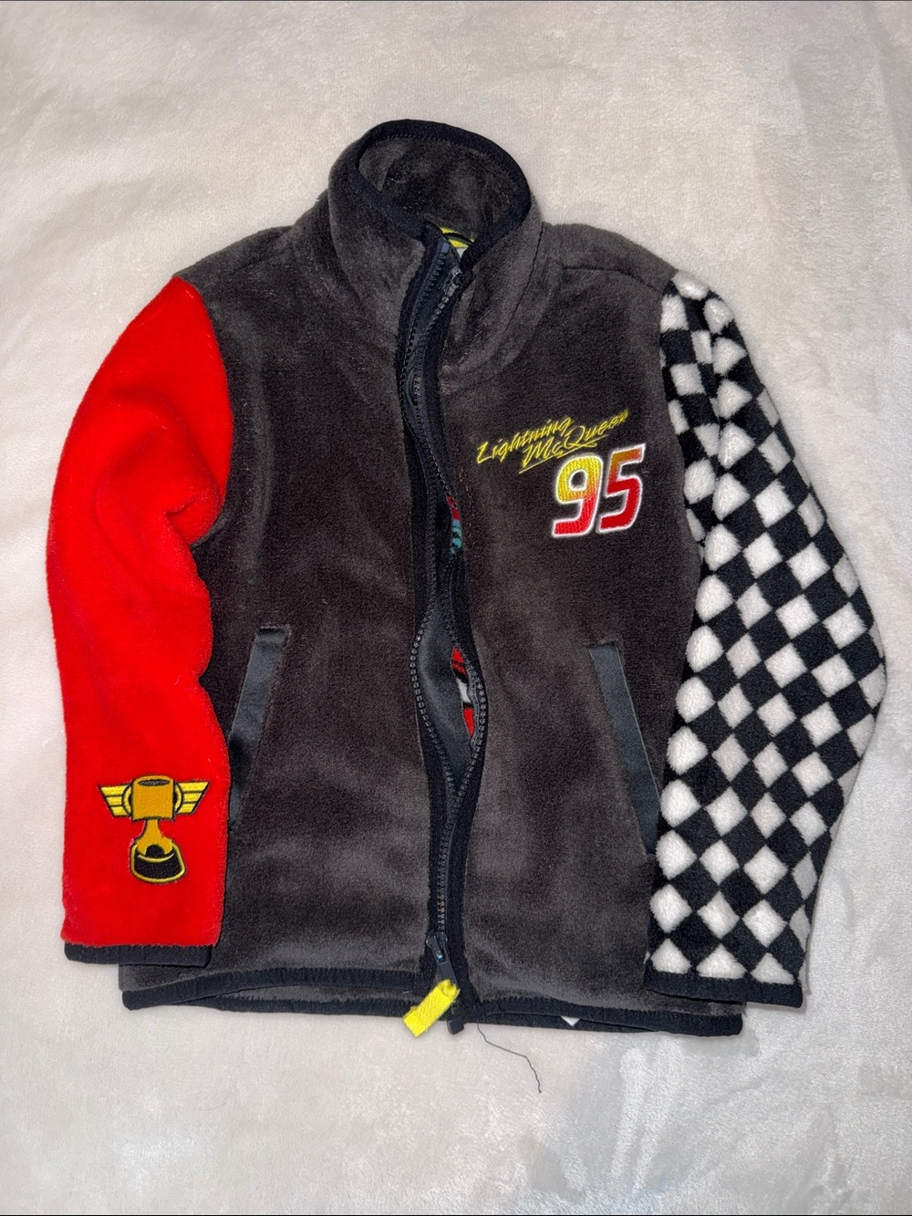 Disney Lightning McQueen 95 Fleece Jacket - Black, Red, White
